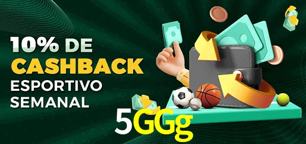 10% de bônus de cashback na 5GGg